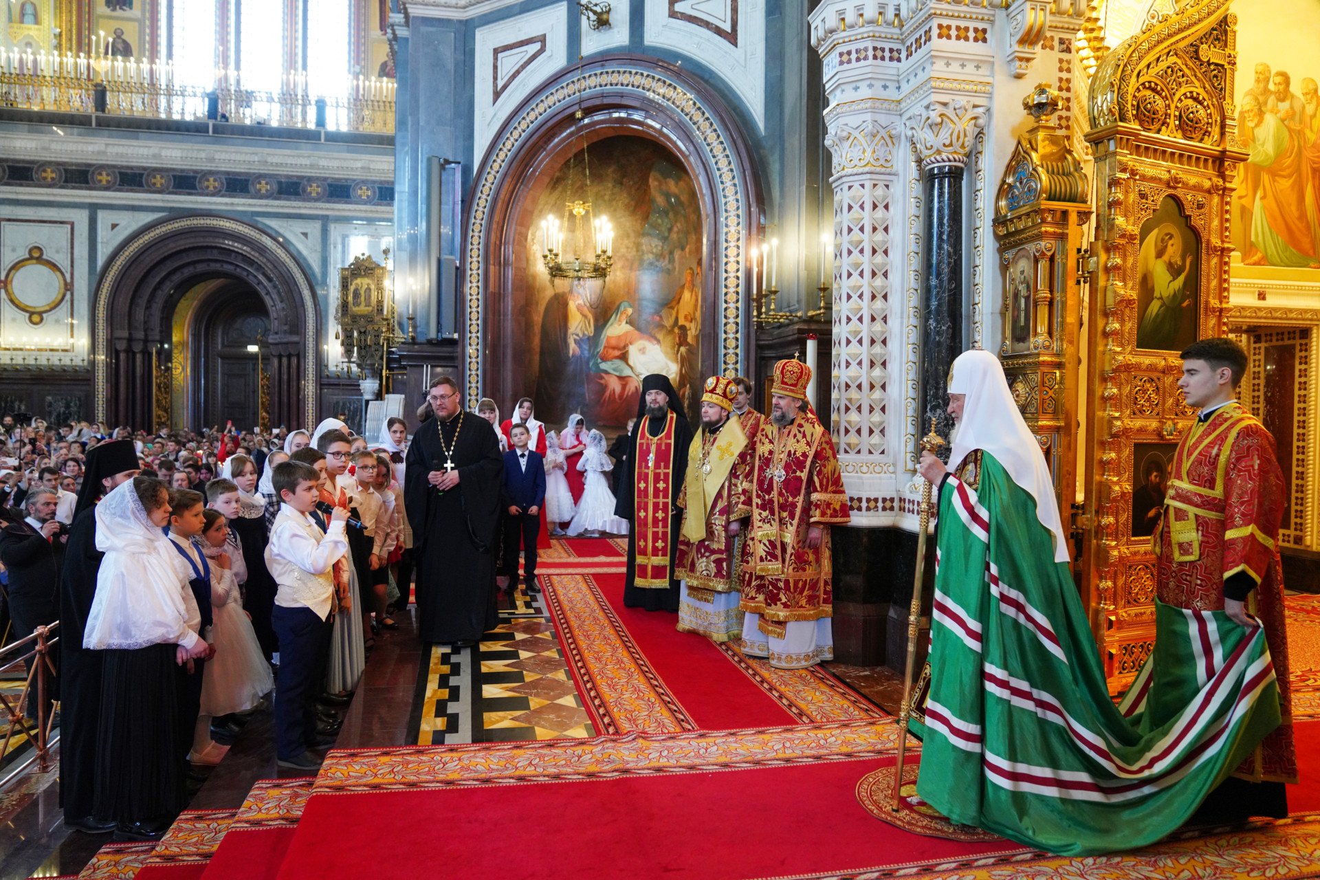 Храм Христа Спасителя Москва хор